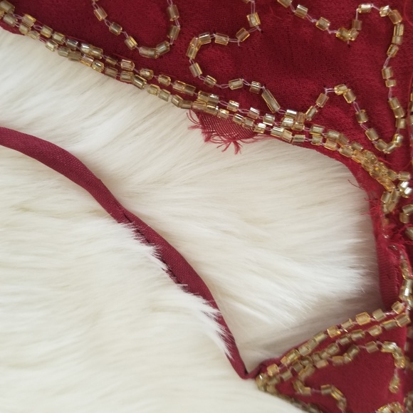 Beautiful Hand Beaded Bellydancing two piece - Picture 4 of 7